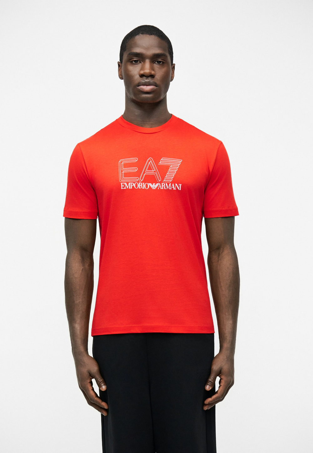 EA7 Emporio Armani UNISEX - Футболка с принтом - Красный