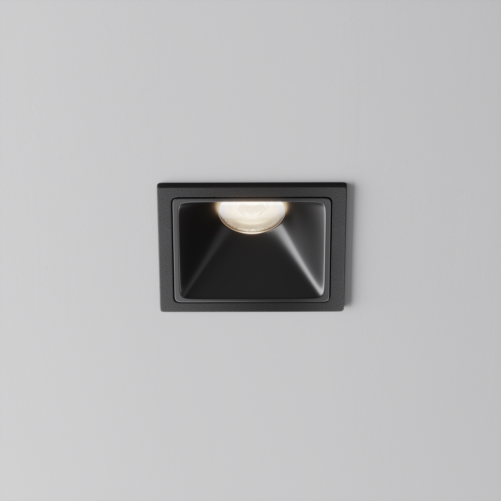 Встраиваемый светодиодный светильник Maytoni Alfa LED DL043-01-10W4K-SQ-B-1