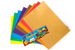 Картон цветной А4 8л. 7цветов+1 золото (Полиграф)