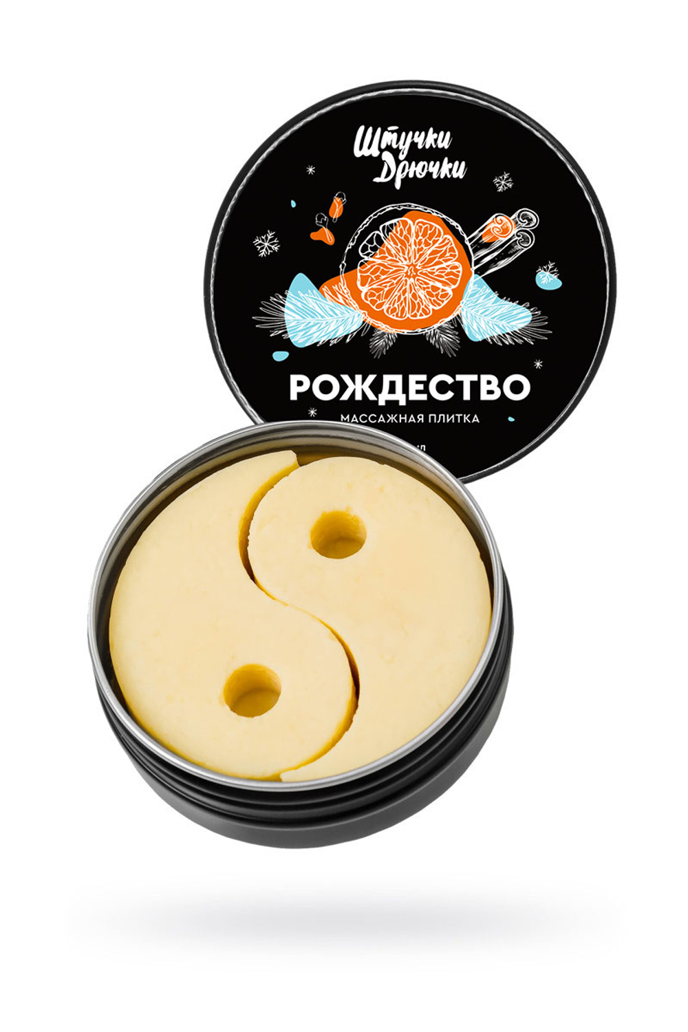 Массажная плитка Штучки-дрючки «Рождество», 44 г