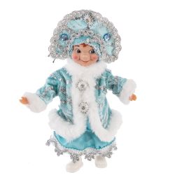 GAEM Игрушка набивная "Снегурочка", L13 W5 H20 см, 2в.