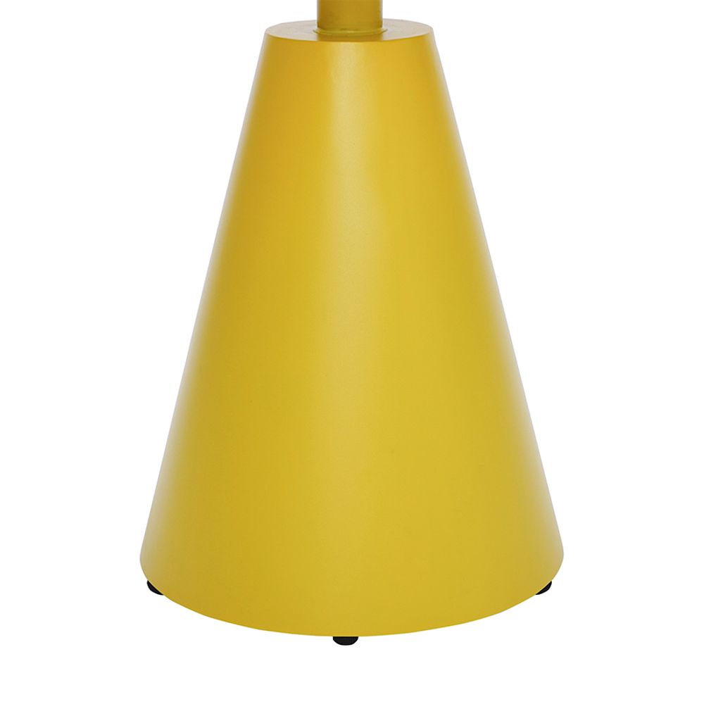 Столик кофейный Marius, Ø50 см, желтый