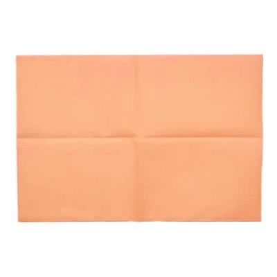 Нагрудник-салфетка стоматологическиая 2-х слойная 33х45 см JNB 400 шт абрикос