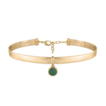 Чокер Possebon Green Quartz B0112.16 G/G