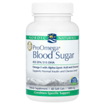 Nordic Naturals, сахар в крови ProOmega®, 60 капсул