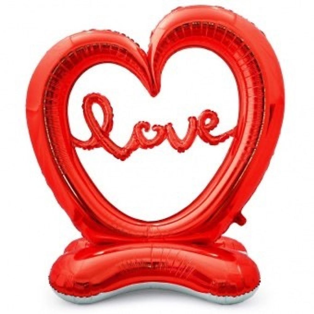 Сердце love на подставке 147 см №4385