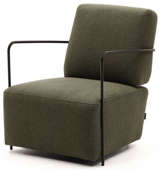 Кресло Gamer зеленого цвета с черным металлом Испания La Forma