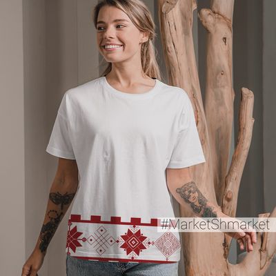 Футболка женская стандарт с принтом 