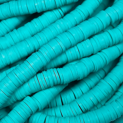 1317-мв Нить каучуковых бусин, 6мм, морская волна, 38см