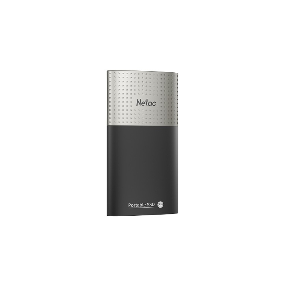 Внешний SSD Netac Z9 NT01Z9-001T-32BK черно-серебристый 1.0Tb, USB 3.2 Type-C, 550 Мб/сек/480 Мб/сек RTL