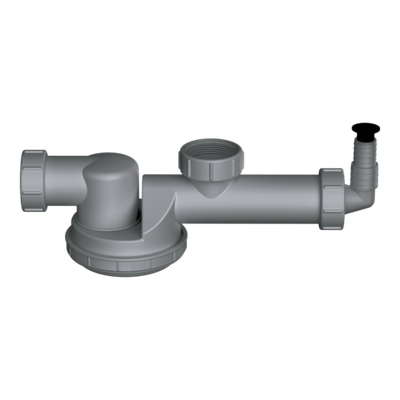 Компактный сифон с гидрозатвором Omoikiri S-01