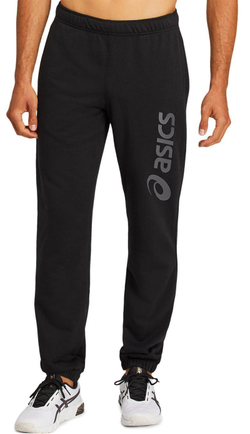 Мужские теннисные штаны Asics Big Logo Sweat Pant - performance black/brilliant white
