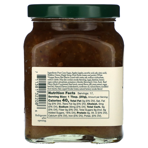 Stonewall Kitchen, луковый джем, кленовый сироп и бекон, 333 г (11,75 унции)
