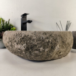 Раковина из речного камня RS-65434 45*41*15 0861
