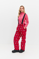 Брюки горнолыжные утепленные (маджента\пурпурные)