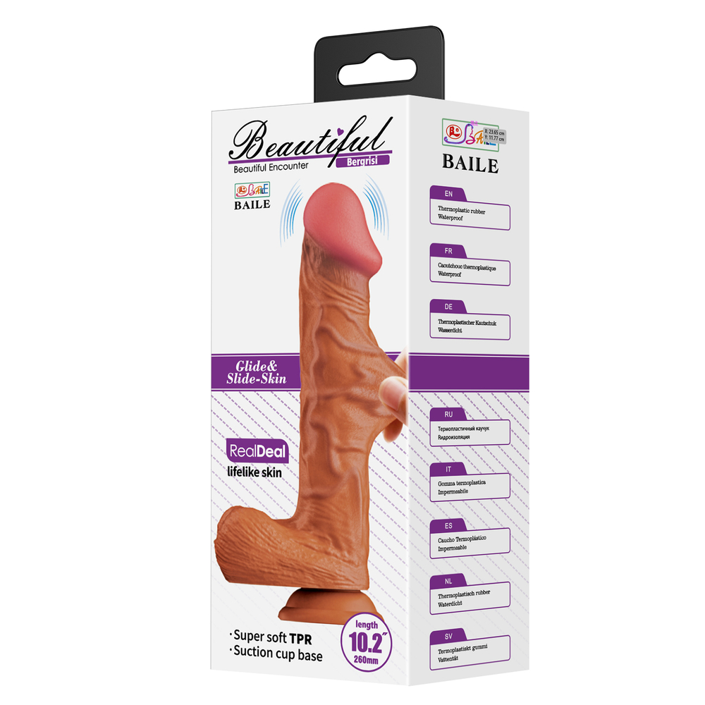 Фаллоимитатор с вибрацией Bergrisi Pretty Love BW-008103ZR-1