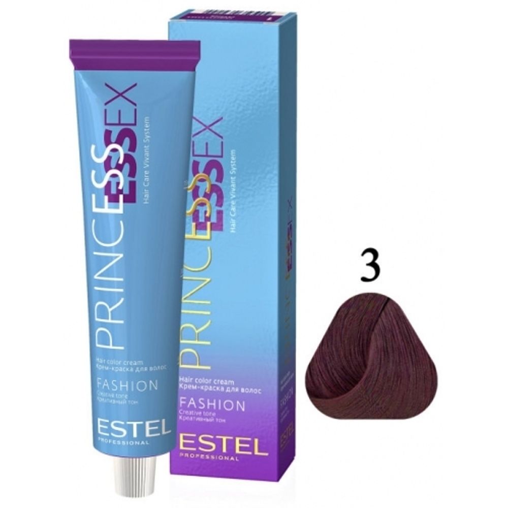 Краска для волос Estel Essex Princess Fashion. Сиреневый №3