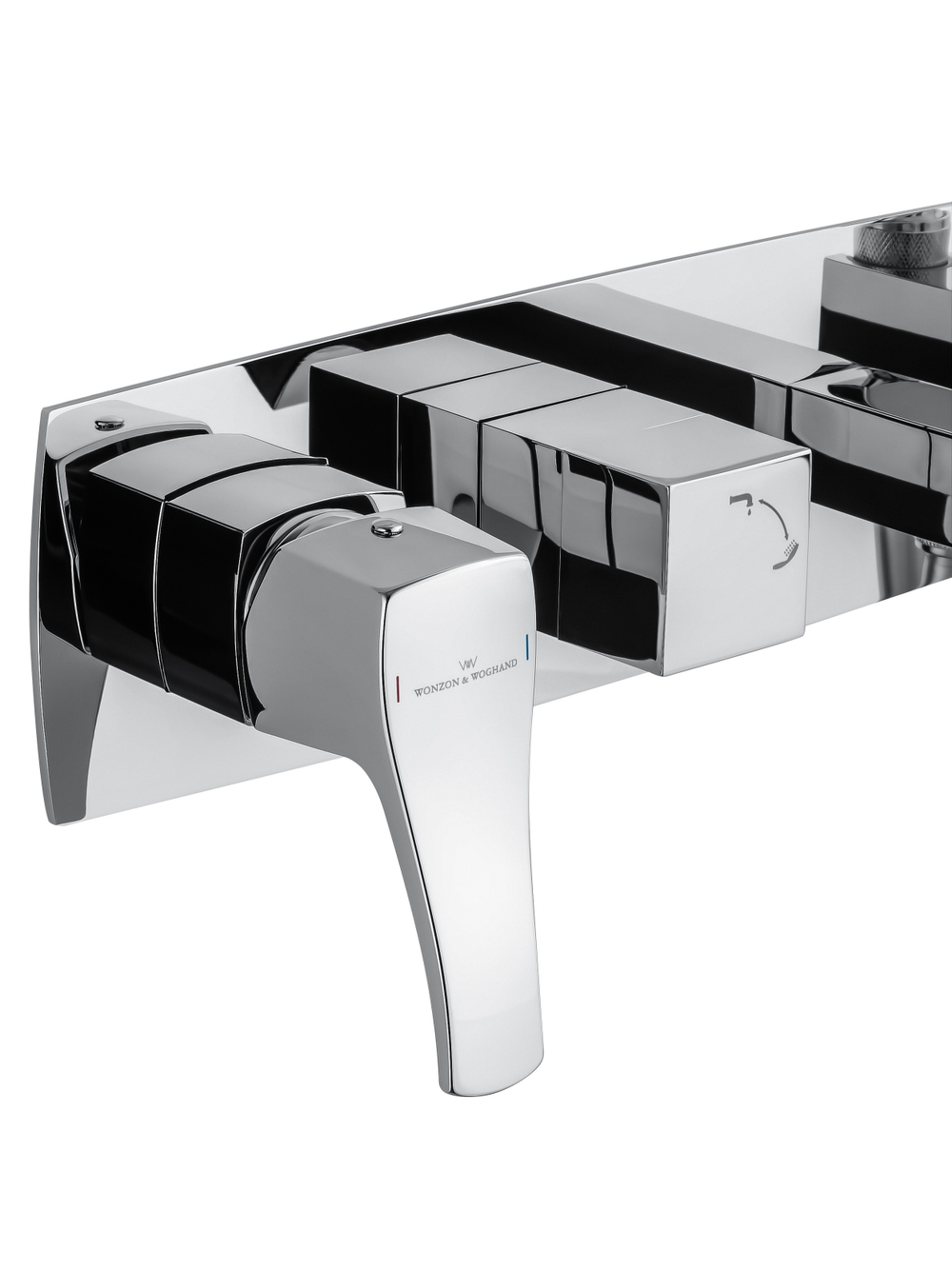 Смеситель для ванны встраиваемый WONZON & WOGHAND FLEX, Хром (WW-88889072-CR)