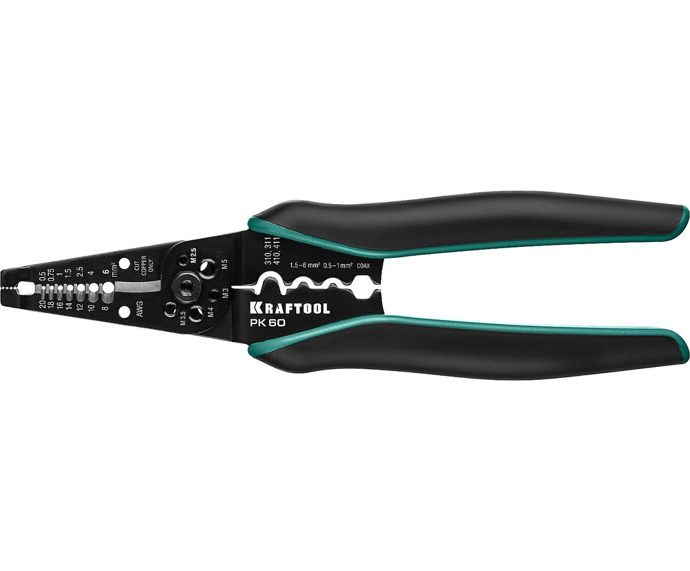 KRAFTOOL PK-60, 0.5 - 6 мм2, многофункциональный стриппер (22658)