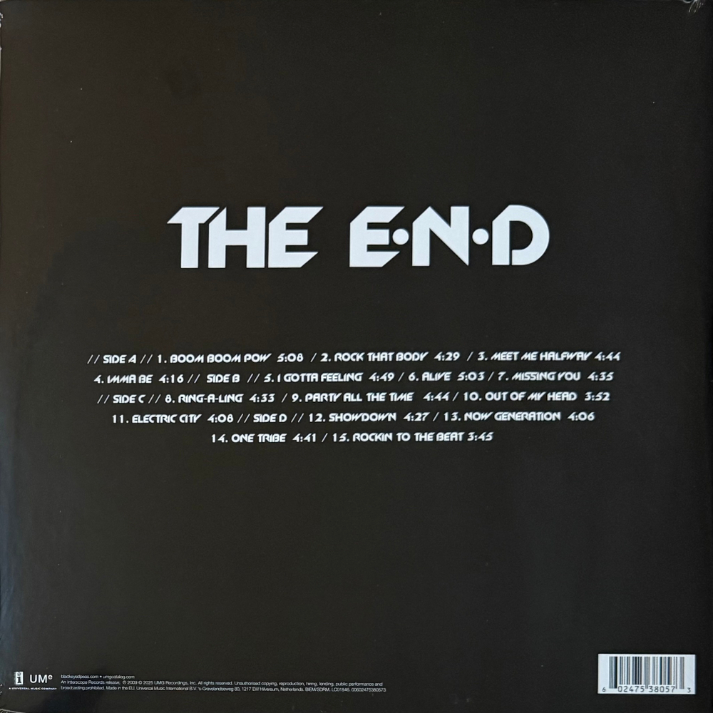 Виниловая пластинка The Black Eyed Peas – The E.N.D 2LP