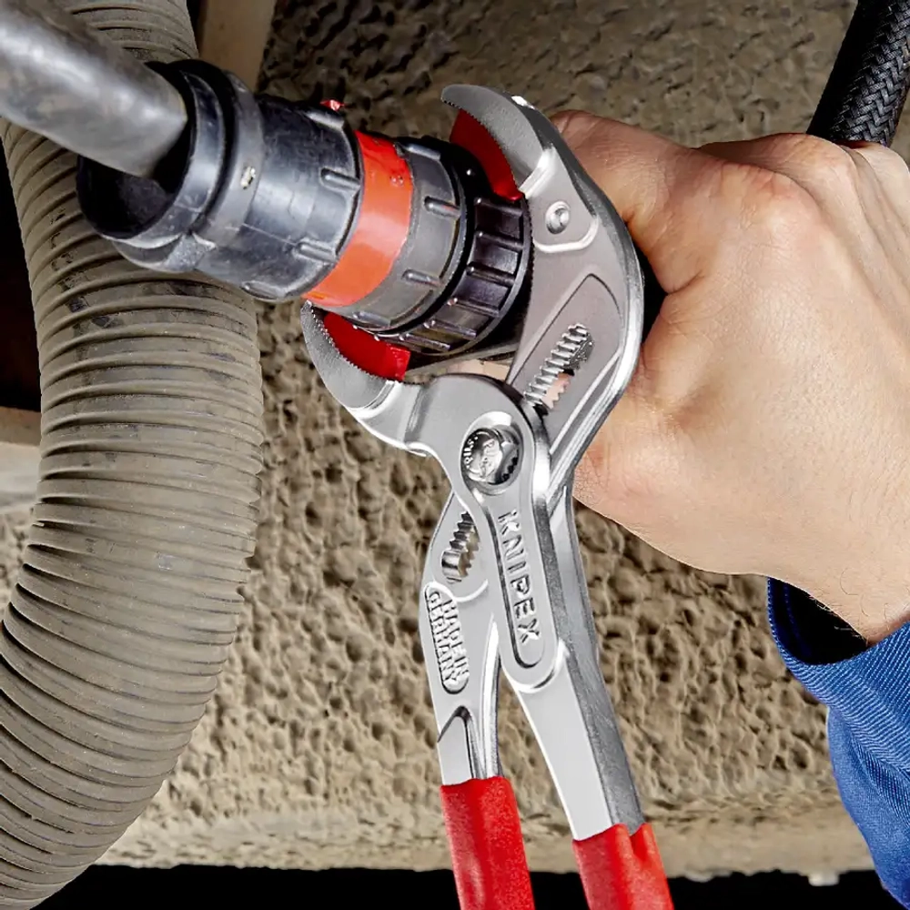 Клещи трубные захватные хромированные 250 мм Knipex 81 13 250 SB