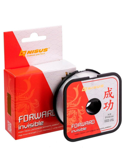 Леска для рыбалки Nisus FORWARD Invisible Nylon 0,496mm/100m (N-FI-0496-100)