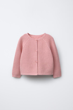 ZARA КАРДИГАН, РОЗОВЫЙ