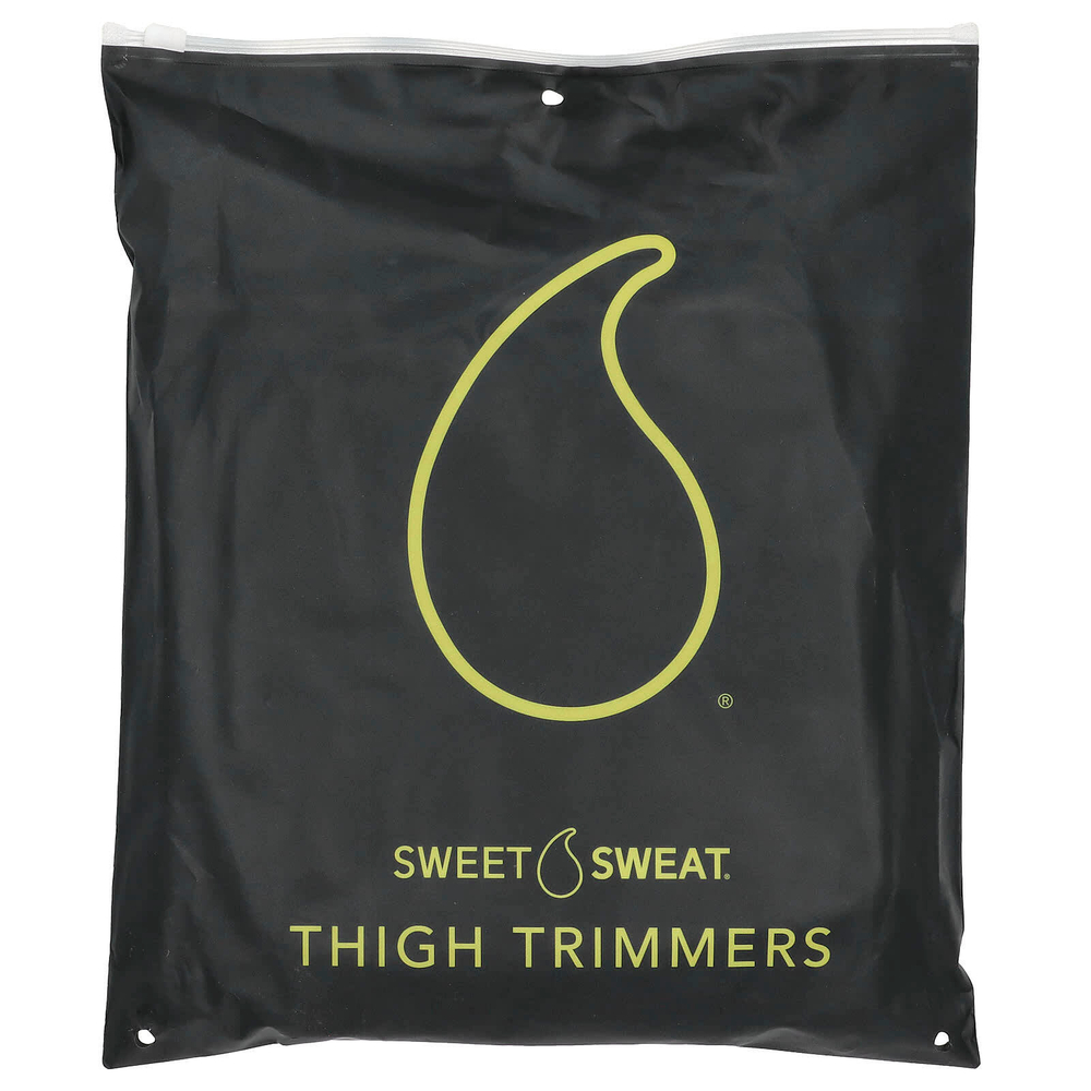 Sports Research, Sweet Sweat®, триммеры для бедер, средний размер, черный и желтый, 1 пара