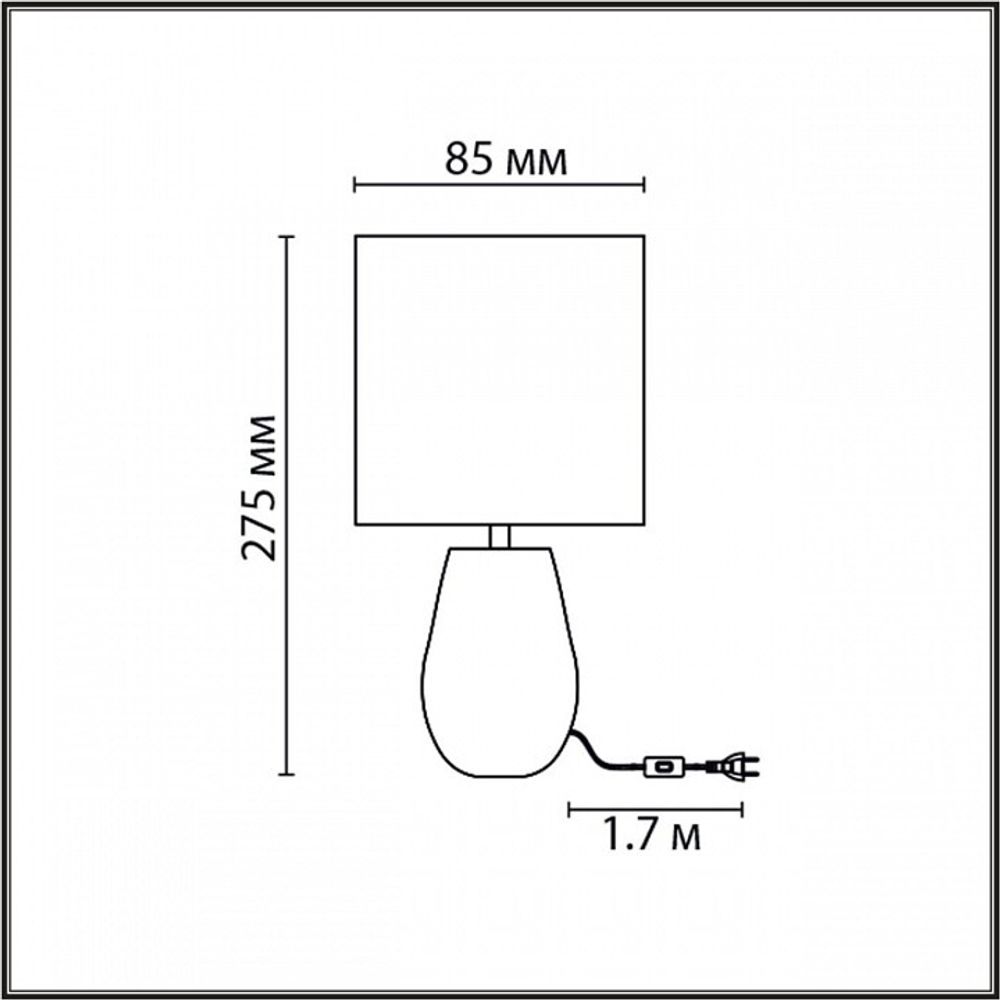 Настольная лампа декоративная Lumion Akivi 8147/1Т
