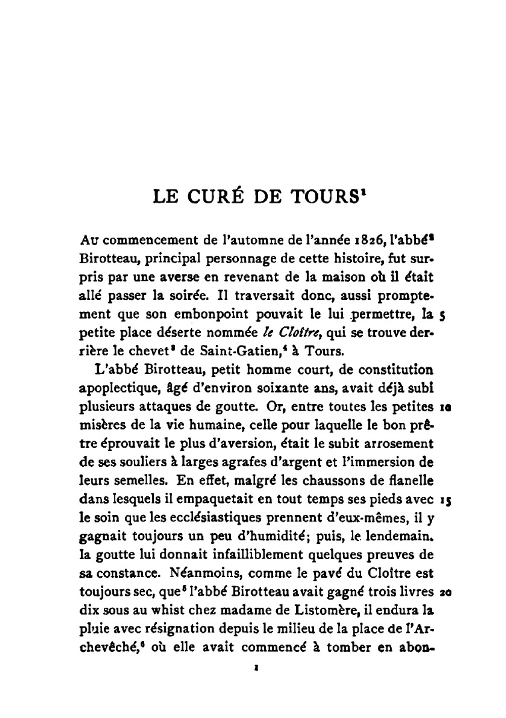 Le Curé De Tours | Honoré de Balzac