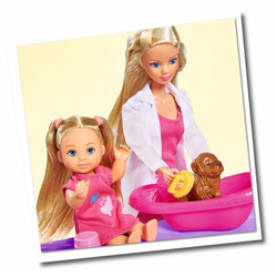 Steffi LOVE - кукла Steffi vet + кукла Evi, аксессуары 5733040