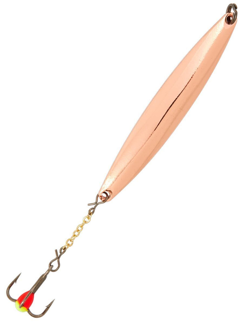 Блесна вертикальная зимняя LUCKY JOHN Nail Blade (цепочка, тройник), 45 мм, C