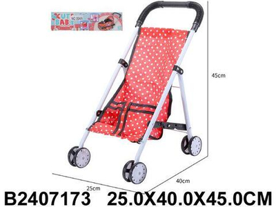Коляска для кукол сидячая, пакет 894A