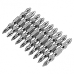 Бита двухсторонняя, PH2-PH1 х 45 мм, сталь S2, 10 шт. Gross