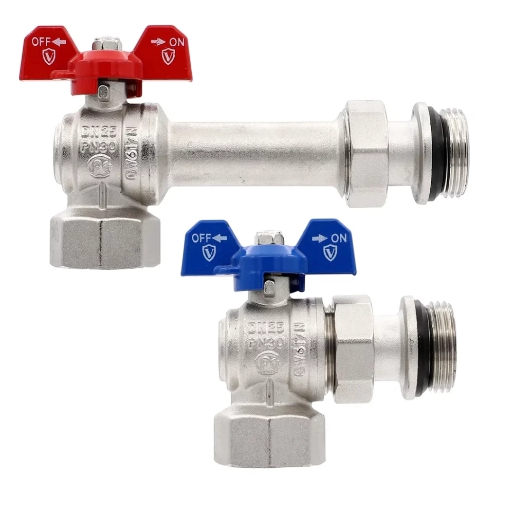 Комплект кранов для коллекторных групп 1" VIEIR VER63