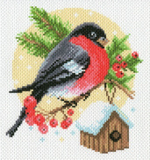 "Снегирь"-1730/1 канва с рисунком
