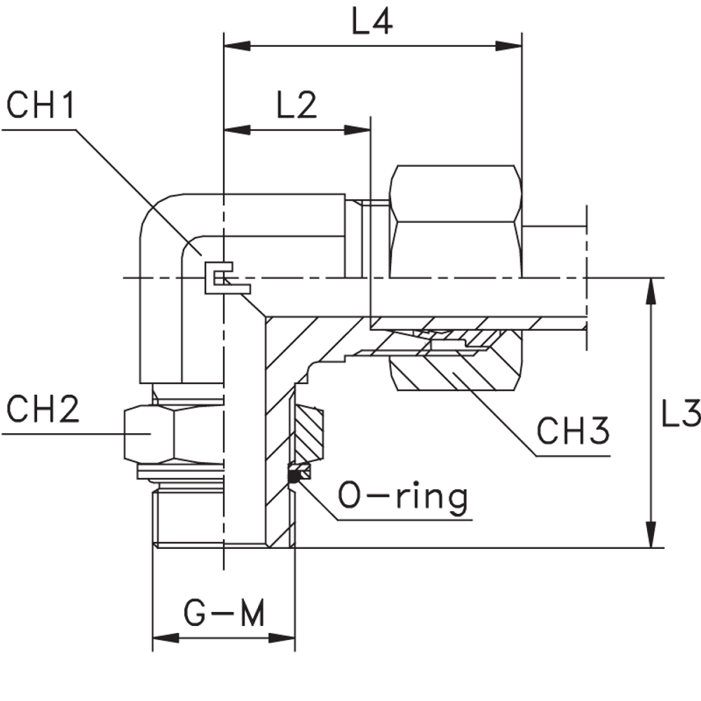 Штуцер FRG90 DL42 BSP 1.1/2" (в сборе)