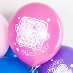 Шар (12"/30 см) Поп ит, Pop it, Ассорти, пастель, 2 ст 25 шт.