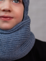 Снуд-резинка вязаный (Джинс)