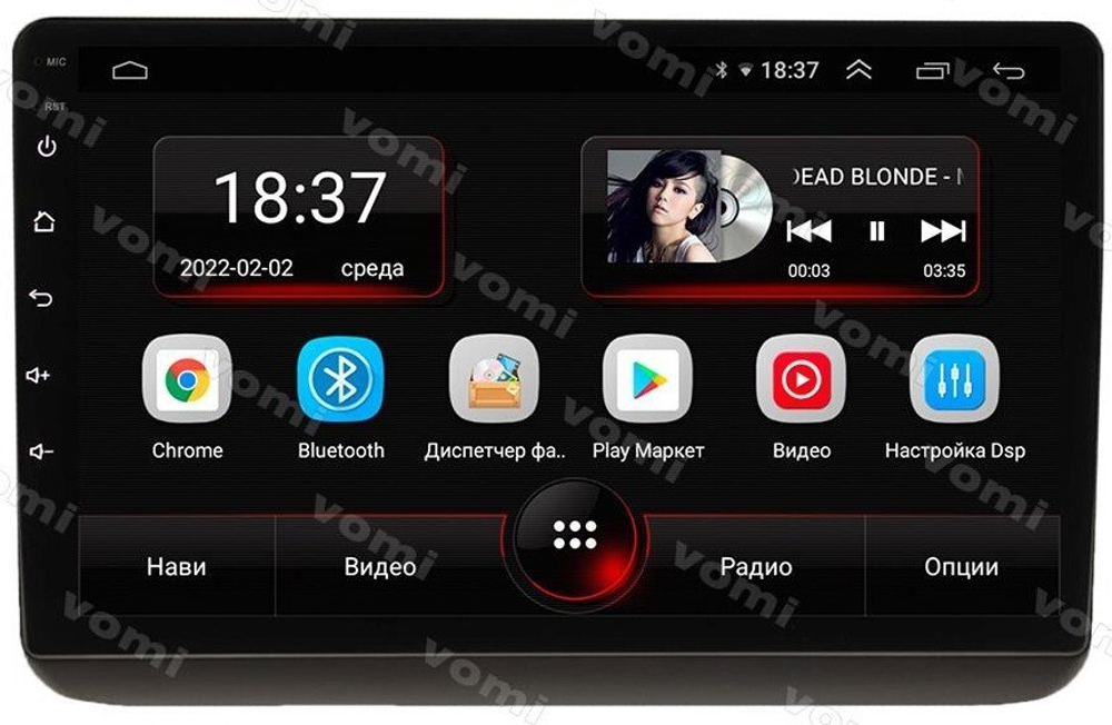 Магнитола для Jeep Grand Cherokee WK2 2013-2021 (взамен 8.4" экрана) - Vomi AK563R9-MTK Android 10, 8-ядер, 2Гб-32Гб