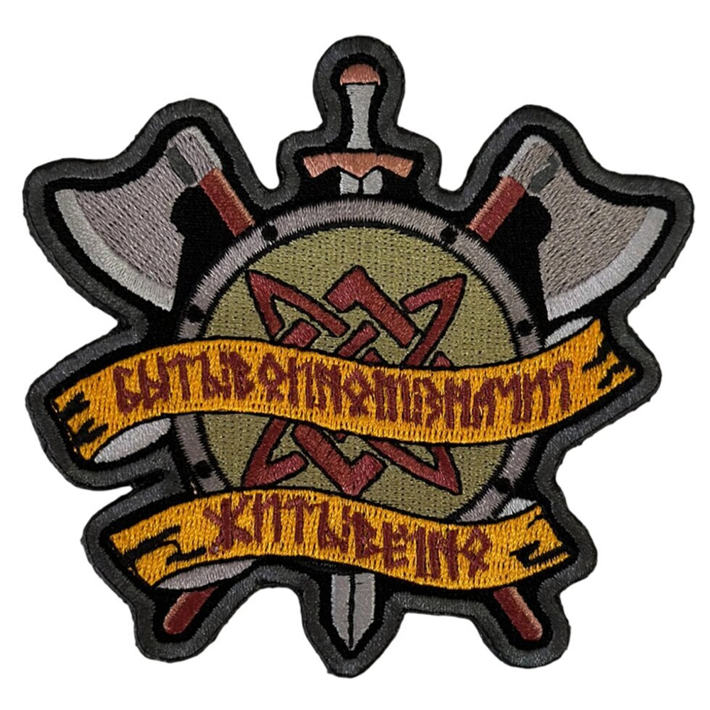 Полевой шеврон "Быть воином значит жить вечно"