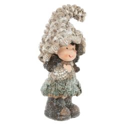 GAEM Фигурка декоративная "Мальчик/ Девочка", L6 W5,5 H14 см, 2в.