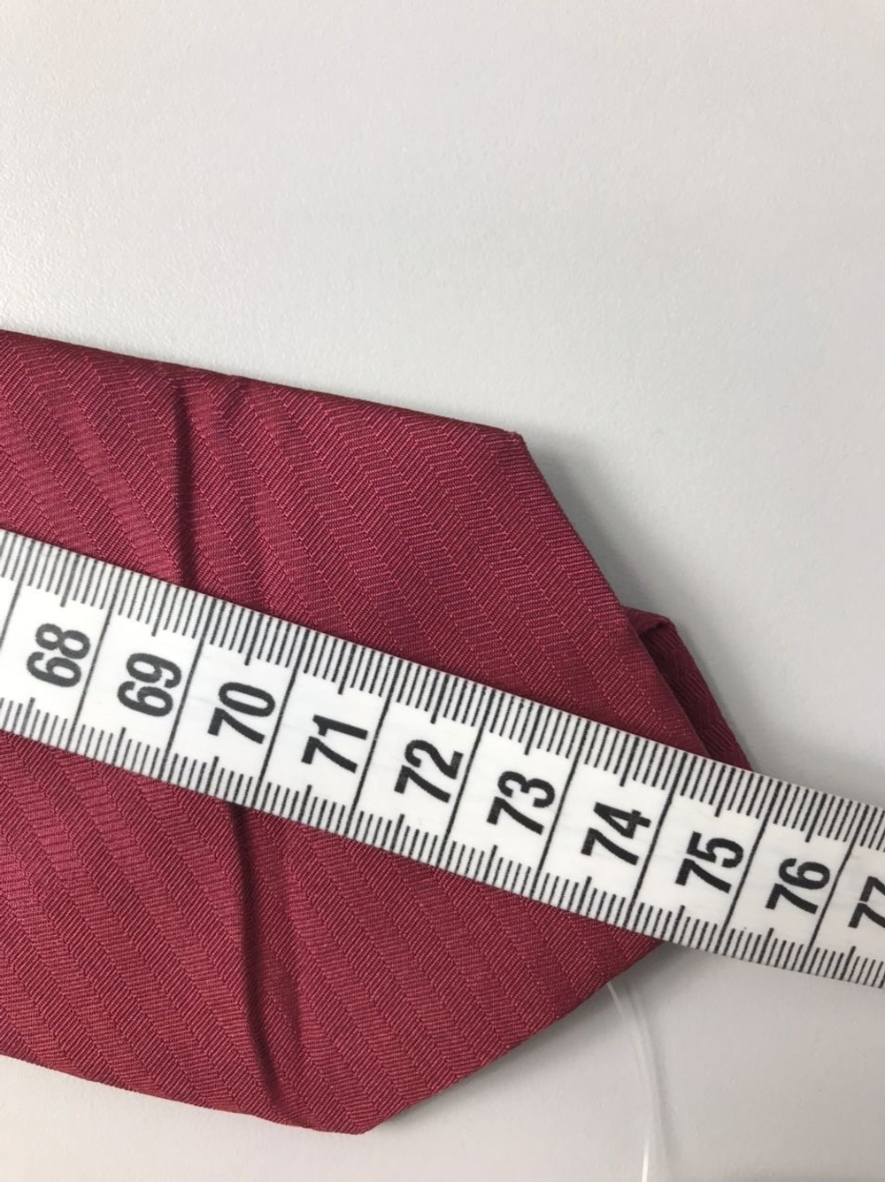 Галстук бордовый