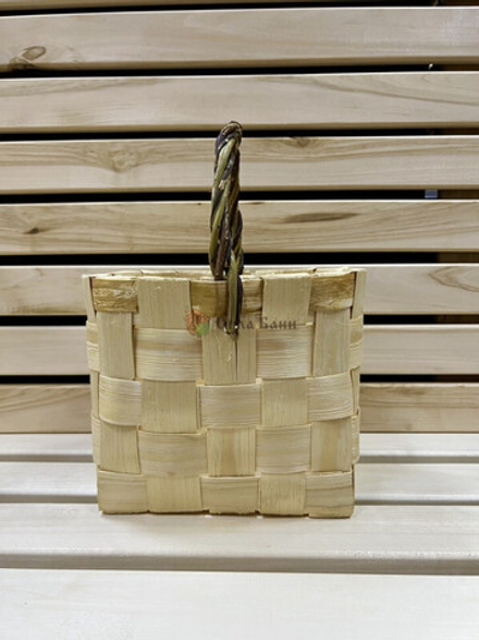 Корзина плетеная, дранка