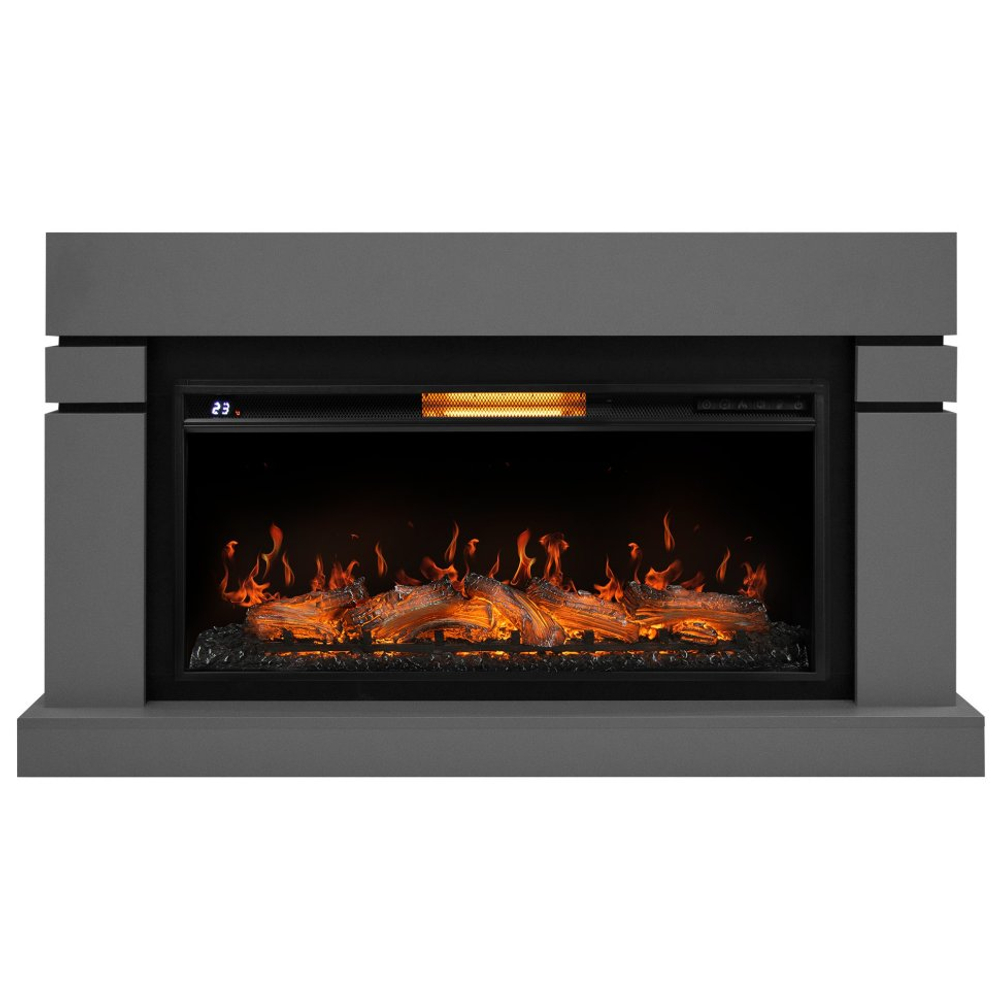 Каминокомплект: Очаг Electrolux EFP/P-4220LS, портал Lindos 42/40/36, светло-серый, р/в НС-1721265