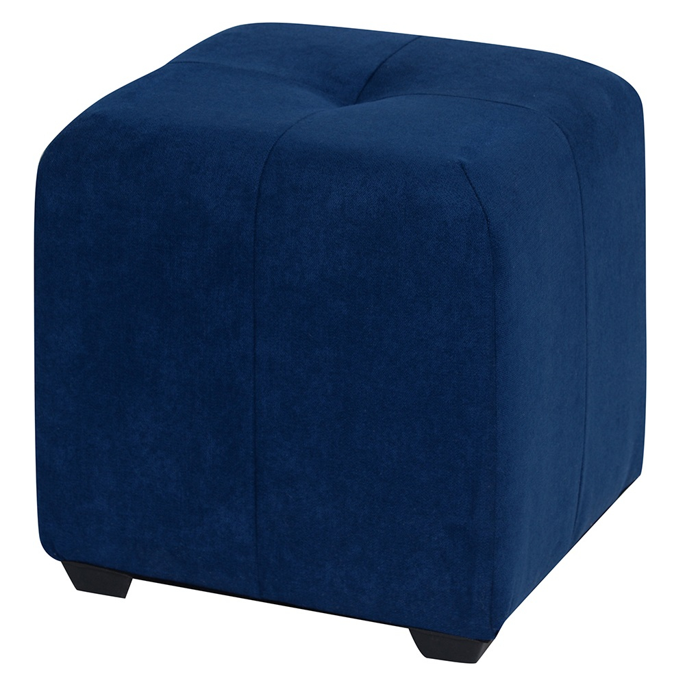 Пуф Николь Синий Велюр
