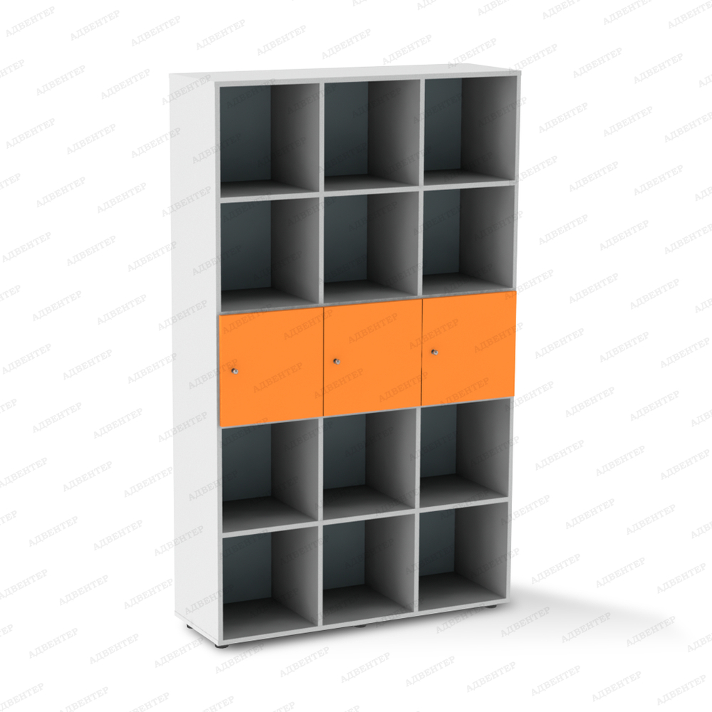 белый/оранжевый односторонний