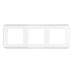 Рамка пластиковая FRM-VERSA-PL-3-WH (Arlight, -) 043782