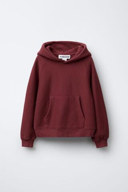 ZARA Х BENSIMON ® ТОЛСТОВКА С КАПЮШОНОМ, БОРДОВЫЙ