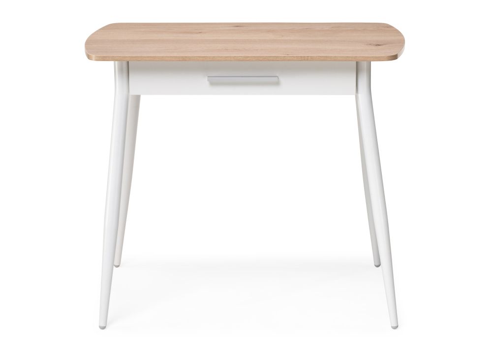 Стол Ревари 90х60х76 эврика / белый